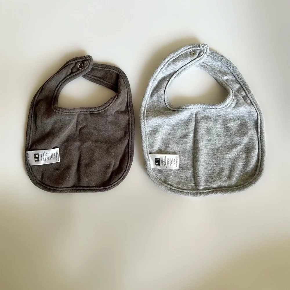 Hudson Baby Bibs 2 Pack One Size - Picture 2 of 8